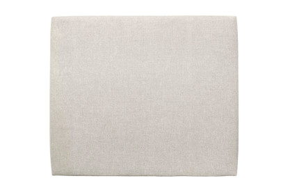 Tête de lit 160 cm Tapissée - Tissu Toile Natté Beige Clair