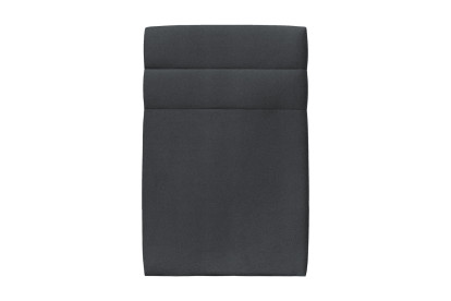 Tête de lit 90 cm Lignes - Tissu Velours Gris Anthracite