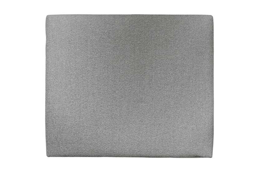 Tête de lit 150 cm Tapissée - Tissu Bouclette Gris