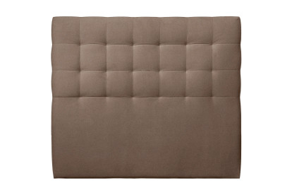 Tête de lit 150 cm Capitonnée - Tissu Velours Taupe