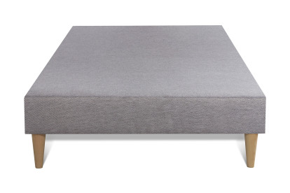 Ensemble Matelas Sommier 90x200 cm - Sommier Gris (déjà monté) - Trente PLUS