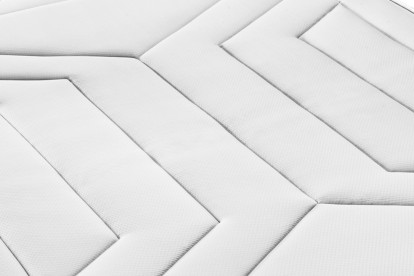 Ensemble Matelas Sommier 90x200 cm - Sommier Gris (déjà monté) - Vingt-Quatre