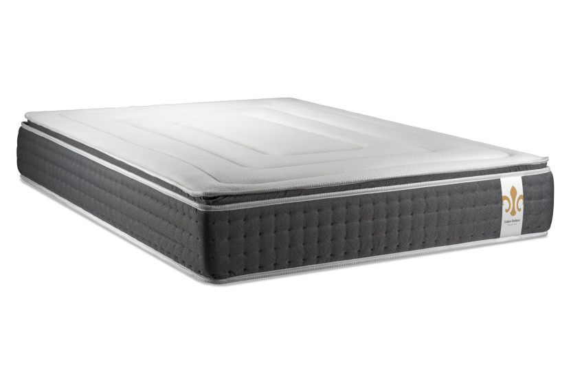 Matelas 200x200 cm Ressorts ensachés et Mémoire de forme - Vingt-Six PLUS