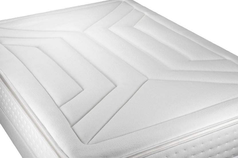 Ensemble Matelas Sommier 180x200 cm - Sommier Gris (en kit) - Vingt-Quatre PLUS