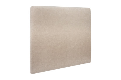 Tête de lit 200 cm Tapissée - Tissu Toile Natté Beige Brun