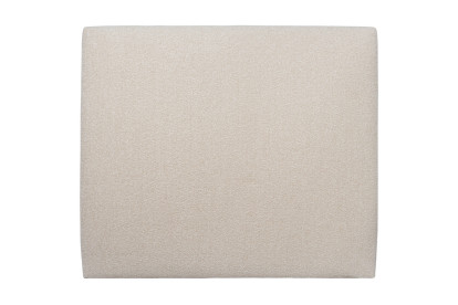 Tête de lit 200 cm Tapissée - Tissu Bouclette Beige Clair