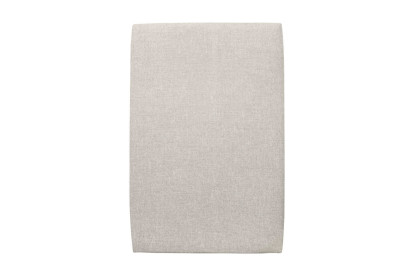 Tête de lit 90 cm Tapissée - Tissu Toile Natté Beige Clair