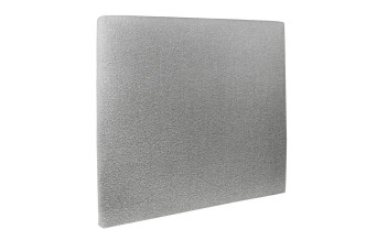 Tête de lit 180 cm Tapissée - Tissu Bouclette Gris
