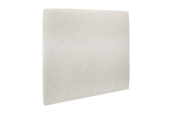 Tête de lit 140 cm Tapissée - Tissu Toile Natté Beige Clair