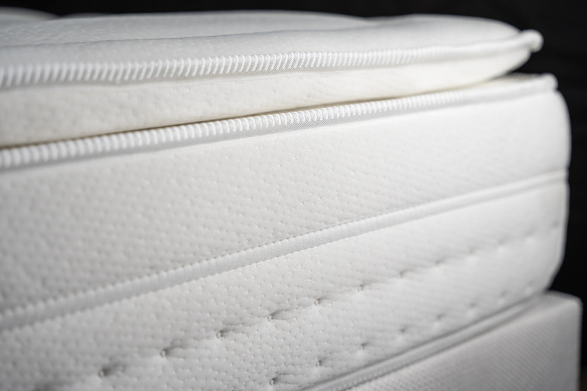 Ensemble Matelas Sommier 200x200 cm - 2 Sommiers Blanc - Vingt-Huit PLUS