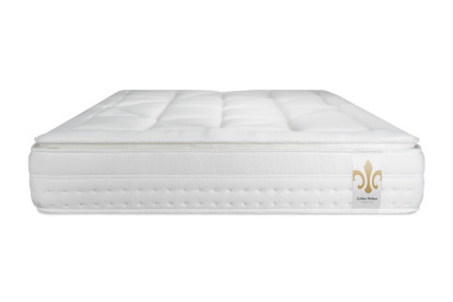 Pack lit complet 180x200 cm - Matelas + 2 Sommiers Blancs + 2 oreillers + Couette - Vingt-Huit PLUS