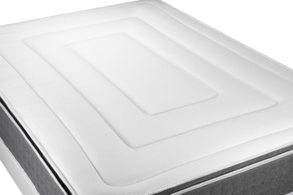 Matelas 140x190 cm Ressorts ensachés et Mémoire de forme - Vingt-Six PLUS