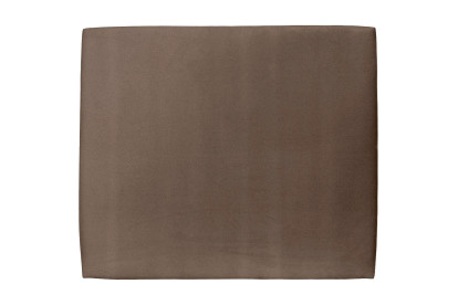 Tête de lit 135 cm Tapissée - Tissu Velours Taupe