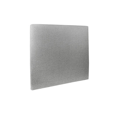 Tête de lit 135 cm Tapissée - Tissu Bouclette Gris