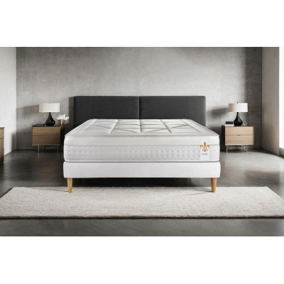 Matelas 180x200 cm Ressorts ensachés et Mémoire de forme - Vingt-Huit