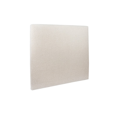 Tête de lit 200 cm Tapissée - Tissu Bouclette Beige Clair