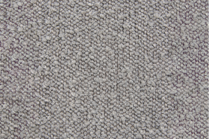 Tête de lit 135 cm Capitonnée - Tissu Bouclette Gris