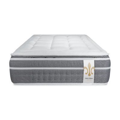 Ensemble Matelas Sommier 90x200 cm - Sommier Blanc (en kit) - Trente PLUS