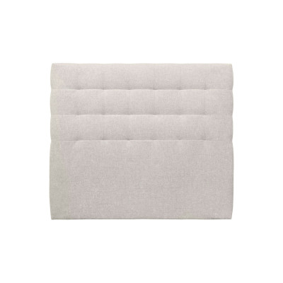 Tête de lit 180 cm Capitonnée - Tissu Toile Natté Beige Clair