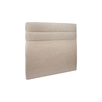 Tête de lit 180 cm Lignes - Tissu Toile Natté Beige Brun
