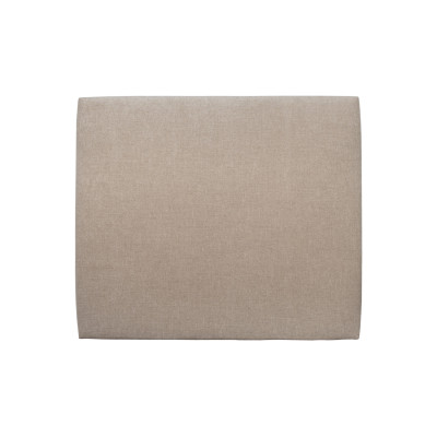 Tête de lit 180 cm Tapissée - Tissu Toile Natté Beige Brun