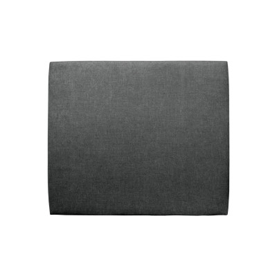 Tête de lit 150 cm Tapissée - Tissu Toile Natté Gris Anthracite