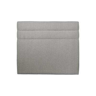 Tête de lit 150 cm Lignes - Tissu Bouclette Gris