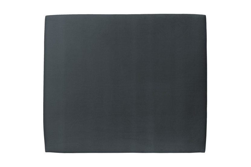 Tête de lit 160 cm Tapissée - Tissu Velours Gris Anthracite