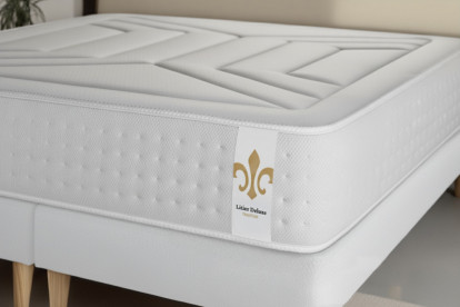Matelas 140x190 cm Ressorts ensachés et Mémoire de forme - Vingt-Quatre